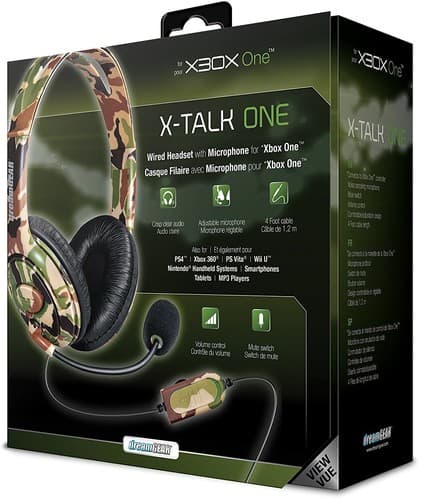 DreamGear DGXB1-6618  Xbox One X-Talk Game Headset - Boom Mic - (Camo) poster