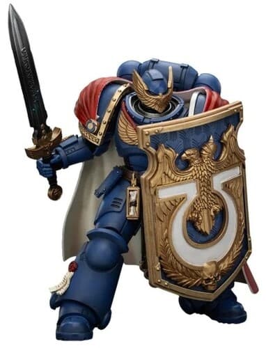 Warhammer 40K: Space Marine 2 - Ultramarines: Victrix Honour Guard with Storm Shield & Power Sword 1/18 Action Figure poster