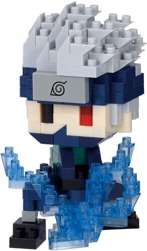 Nanoblock - Naruto Shippuden - Character Collection - Kakashi Hatake (Sharingan) Building Kit poster