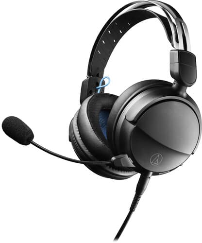 Audio Technica ATH-GL3BK Closed-Back Lightweight Gaming Headset With Boom Mic (Black) poster