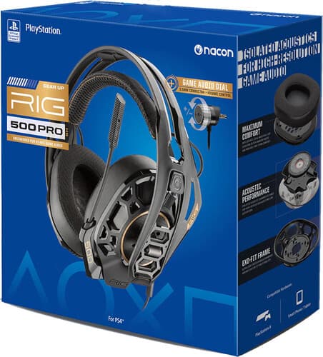 RIG 500 PRO HS Gaming Headset for PlayStation 4 and PlayStation 5 poster