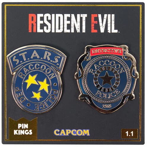 Numskull - Pin Kings Resident Evil Enamel Pin Badge Set 1.1 poster