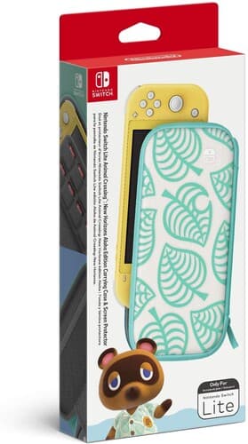 Nintendo Switch Lite Animal Crossing: New Horizons Aloha EditionCarrying Case & Screen Protector poster