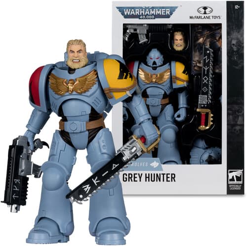McFarlane - Warhammer 40K - Space Wolves - 7"" Grey Hunter Action Figure poster