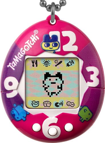 Tamagotchi - Original - Gen1 Purple Pink Clock poster