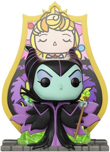 Funko POP! Deluxe: Disney Villains - Sleeping Beauty: Maleficent, Stained Glass poster