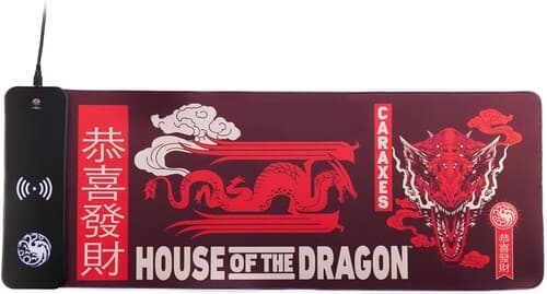 Numskull - Power Idolz - House of Dragons - Oversize Gaming Mat & Mobile Charger poster
