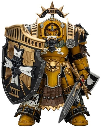 Warhammer 40K: The Horus Heresy - Imperial Fists: Legion Praetor Terminator Armour with Power Sword & Vigil Storm Shield 1/18 Action Figure poster