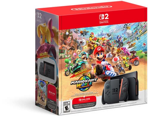Gaming Console: Nintendo Switch 2 - Mario Kart World + 3 Months Nintendo Switch Online Bundle poster