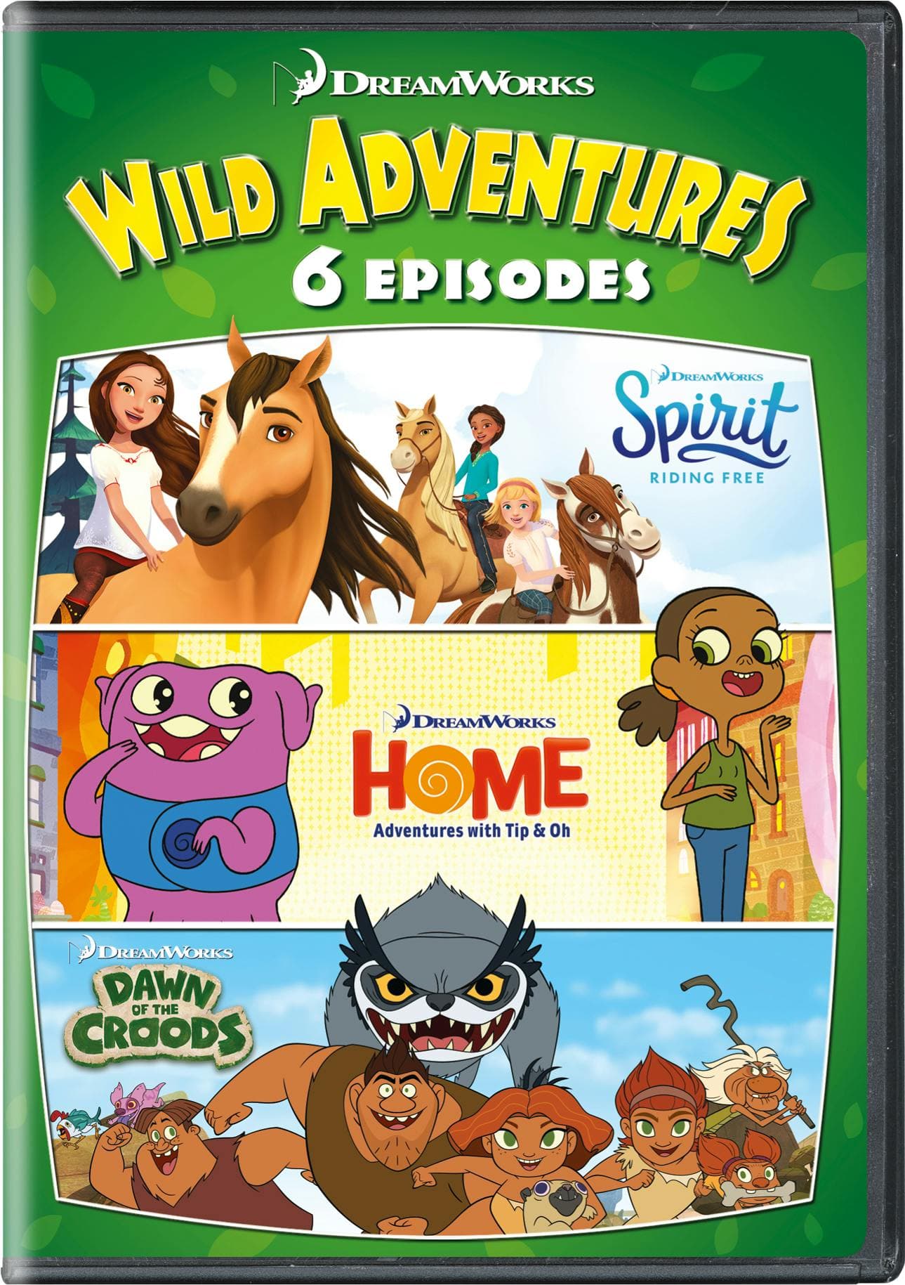 DreamWorks 6 Wild Adventures poster