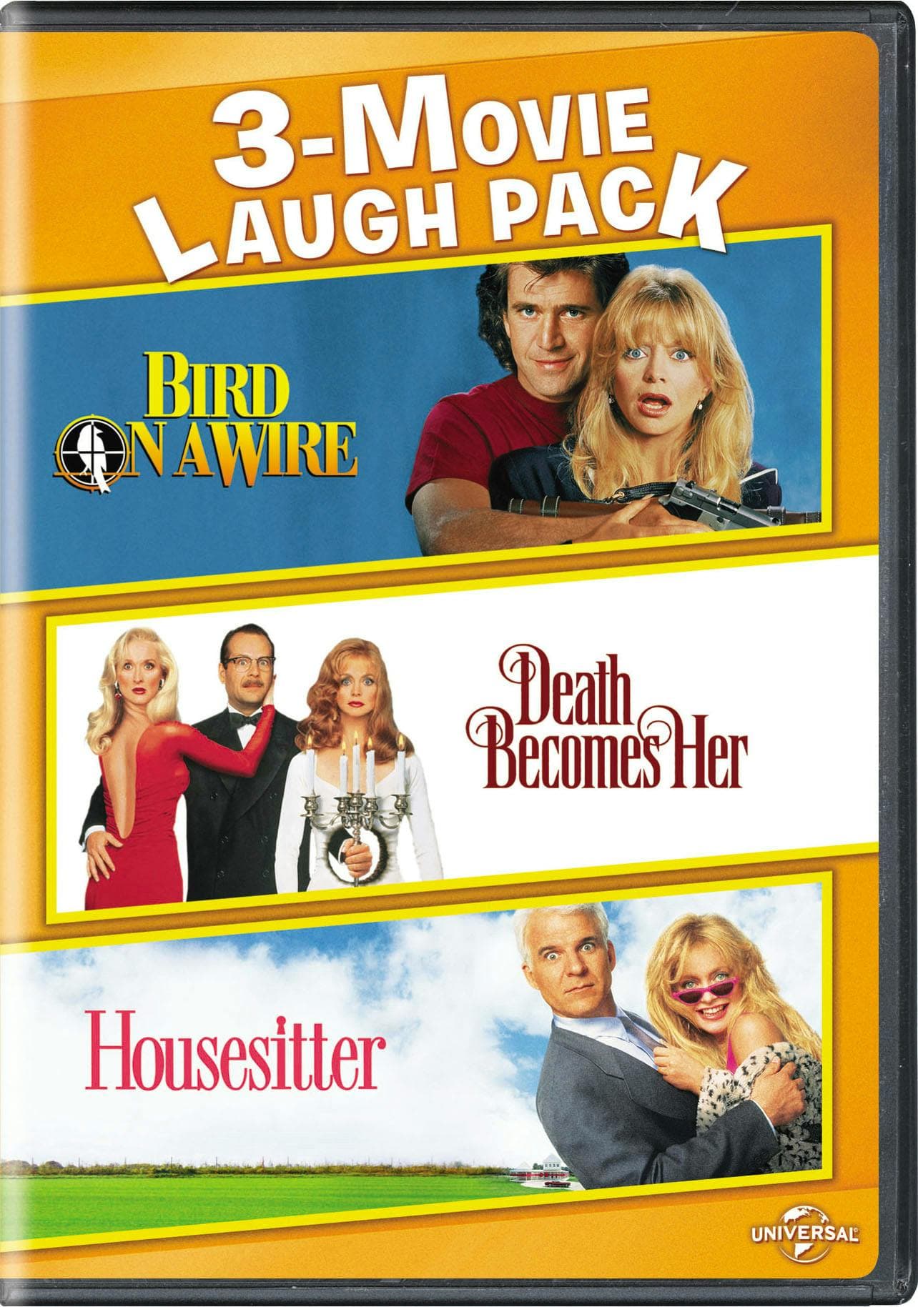 Bird On a Wire/Death Becomes Her/Housesitter poster