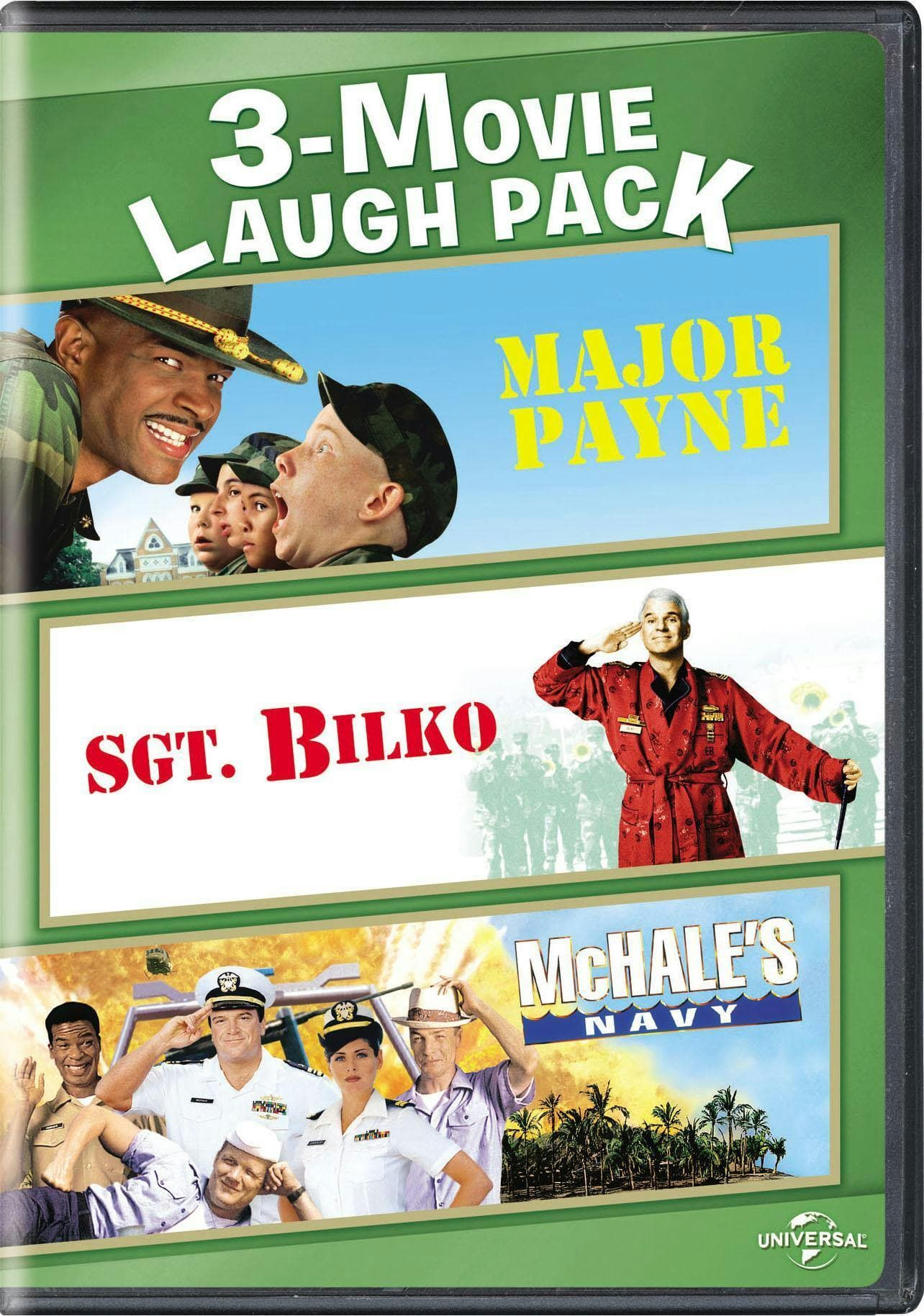 3-movie Laugh Pack - Major Payne/Sgt. Bilko/McHale's Navy poster