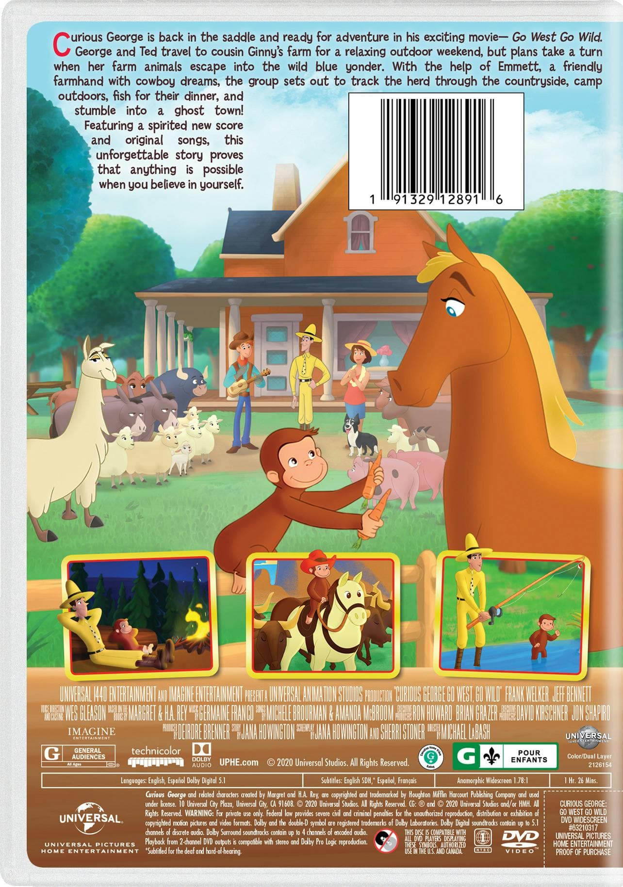 Curious George: Go West, Go Wild poster