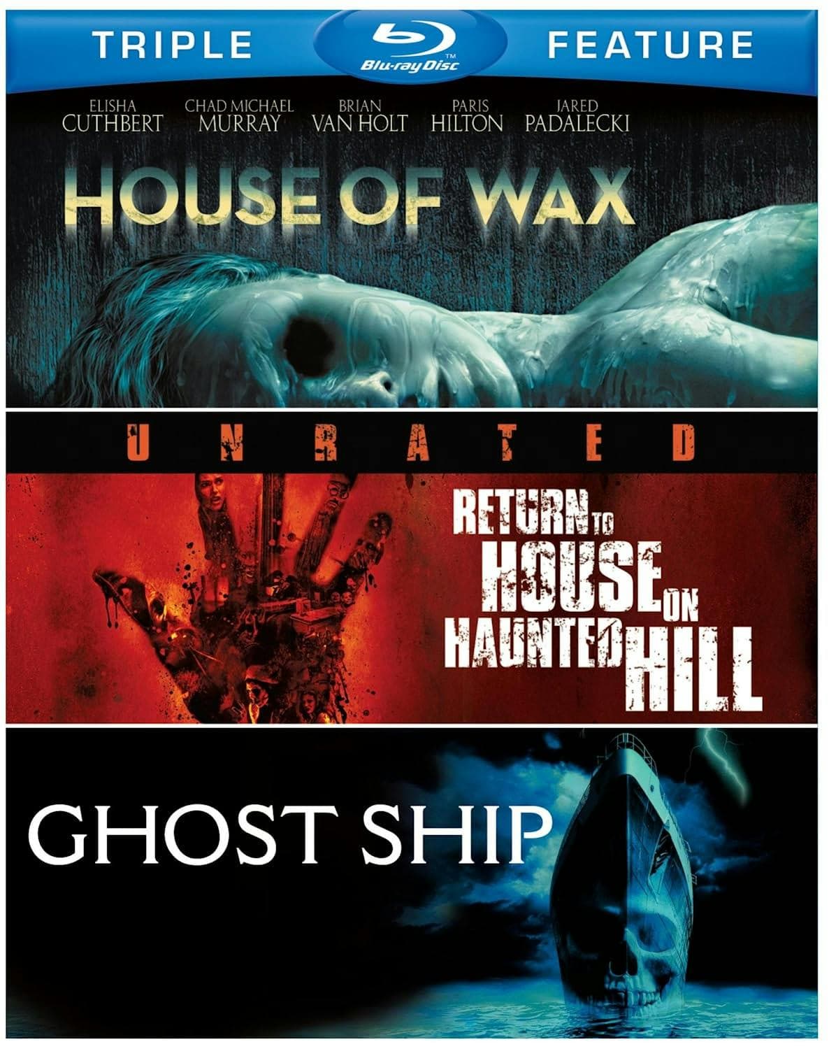 House of Wax/Return to House On Haunted Hill/Ghost Ship (Box Set) poster