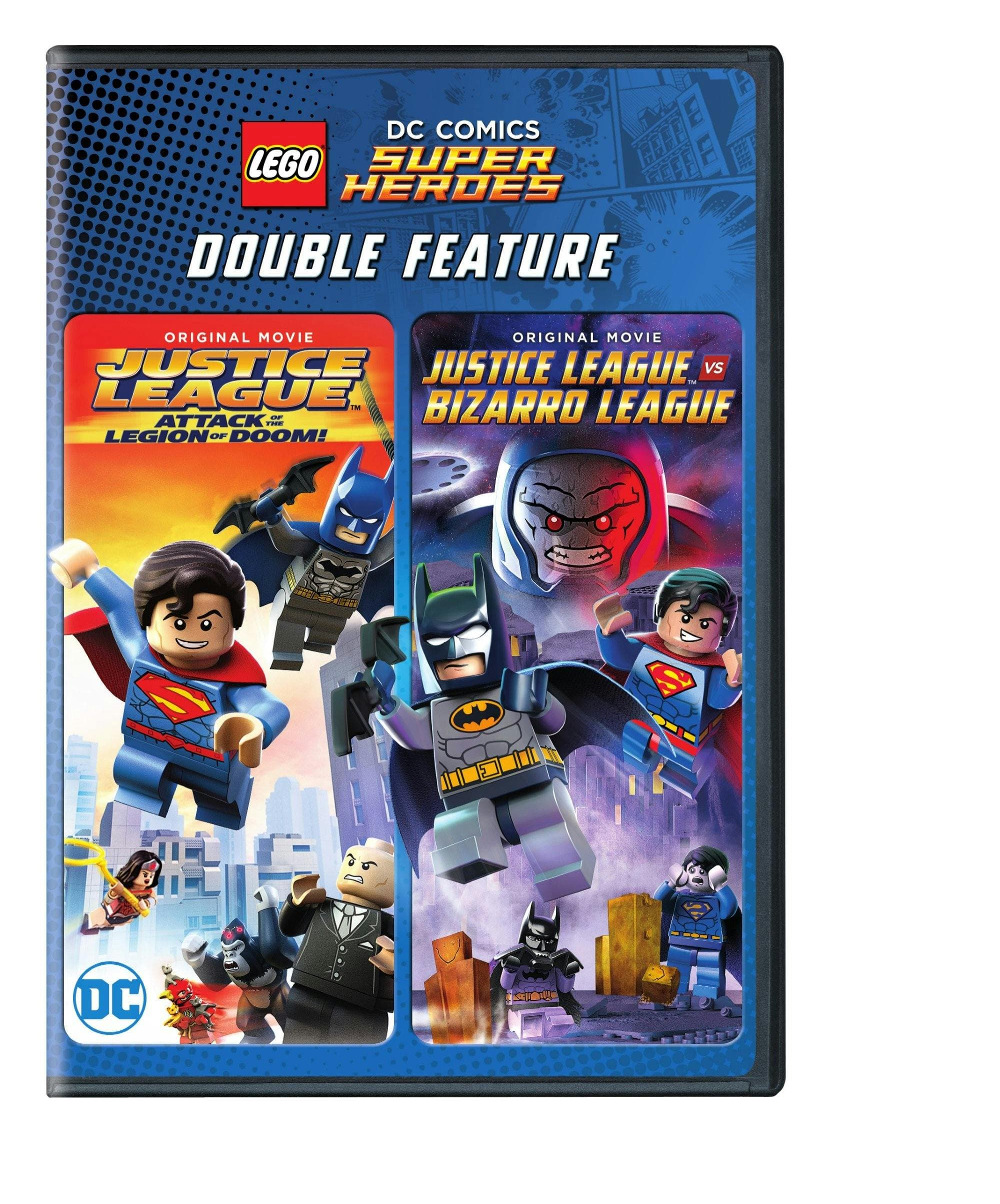LEGO DC Super Heroes: Justice League: Attack of the Legion of Doom!/LEGO DC Comics Super Heroes: Justice League vs Bizarro League poster