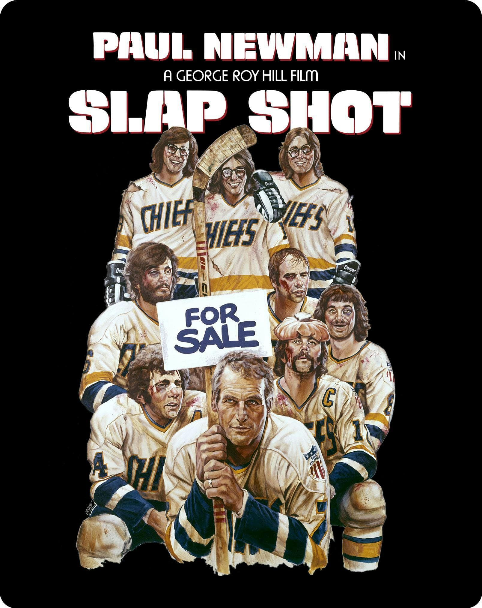 Slap Shot - Limited Edition Steelbook poster