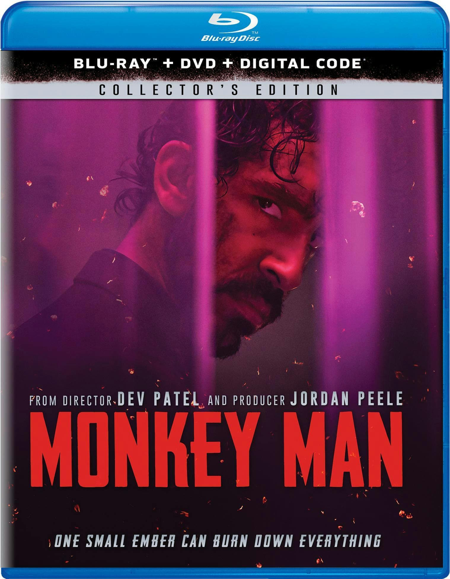 Monkey Man - Collector's Edition Blu-ray + DVD + Digital poster
