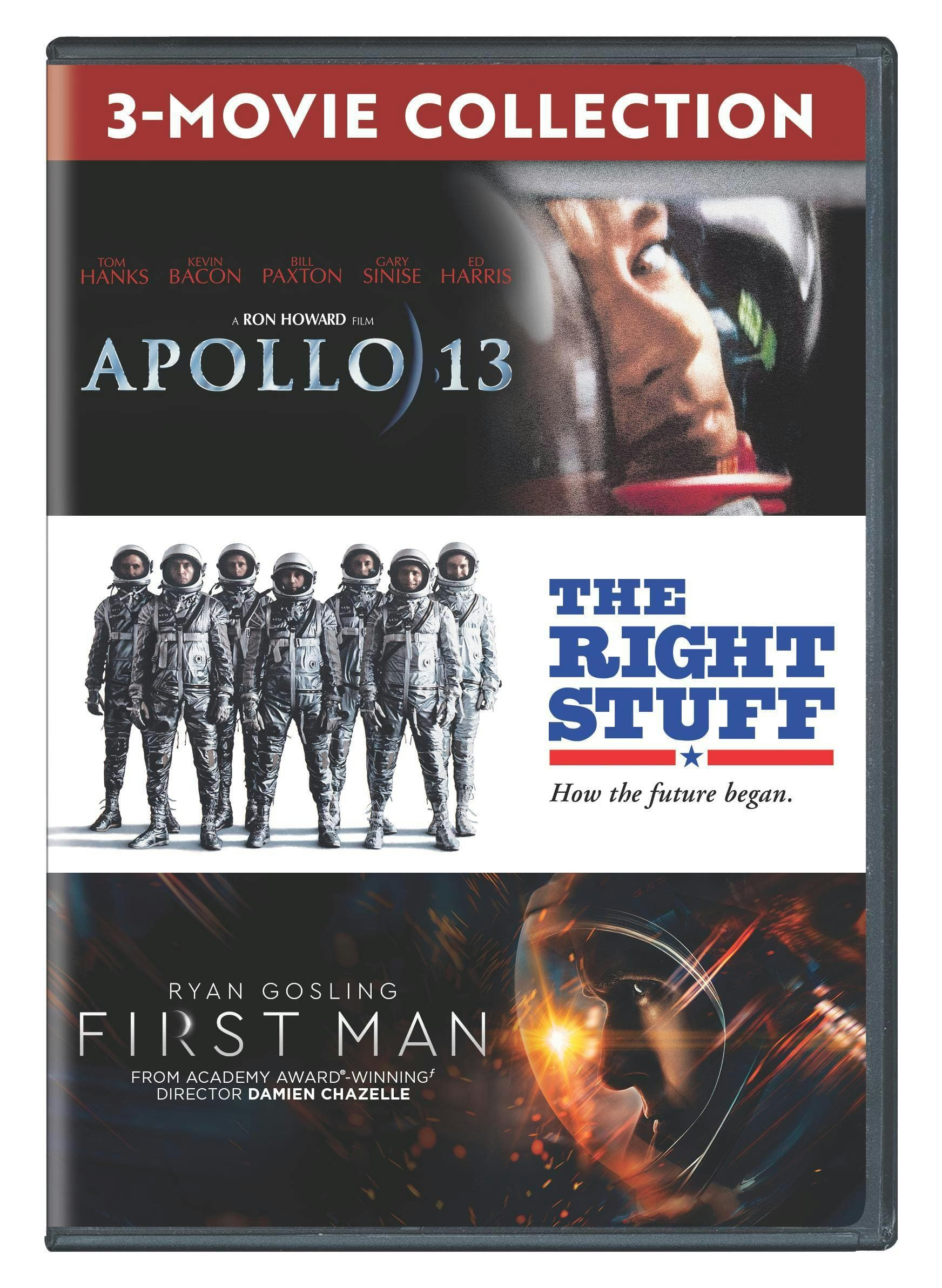 Apollo 13 / Right Stuff / First Man 3-Film Collection poster