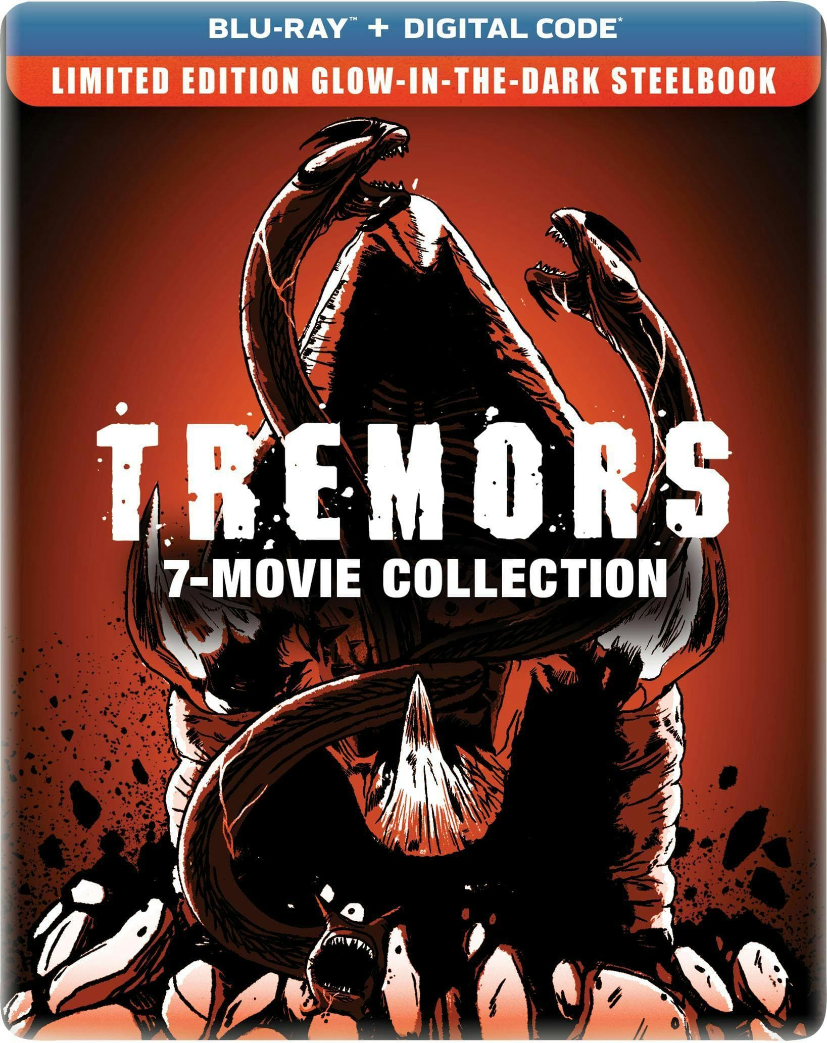 Tremors 7-Movie Collection - Limited Edition Glow-in-the-Dark Steelbook poster