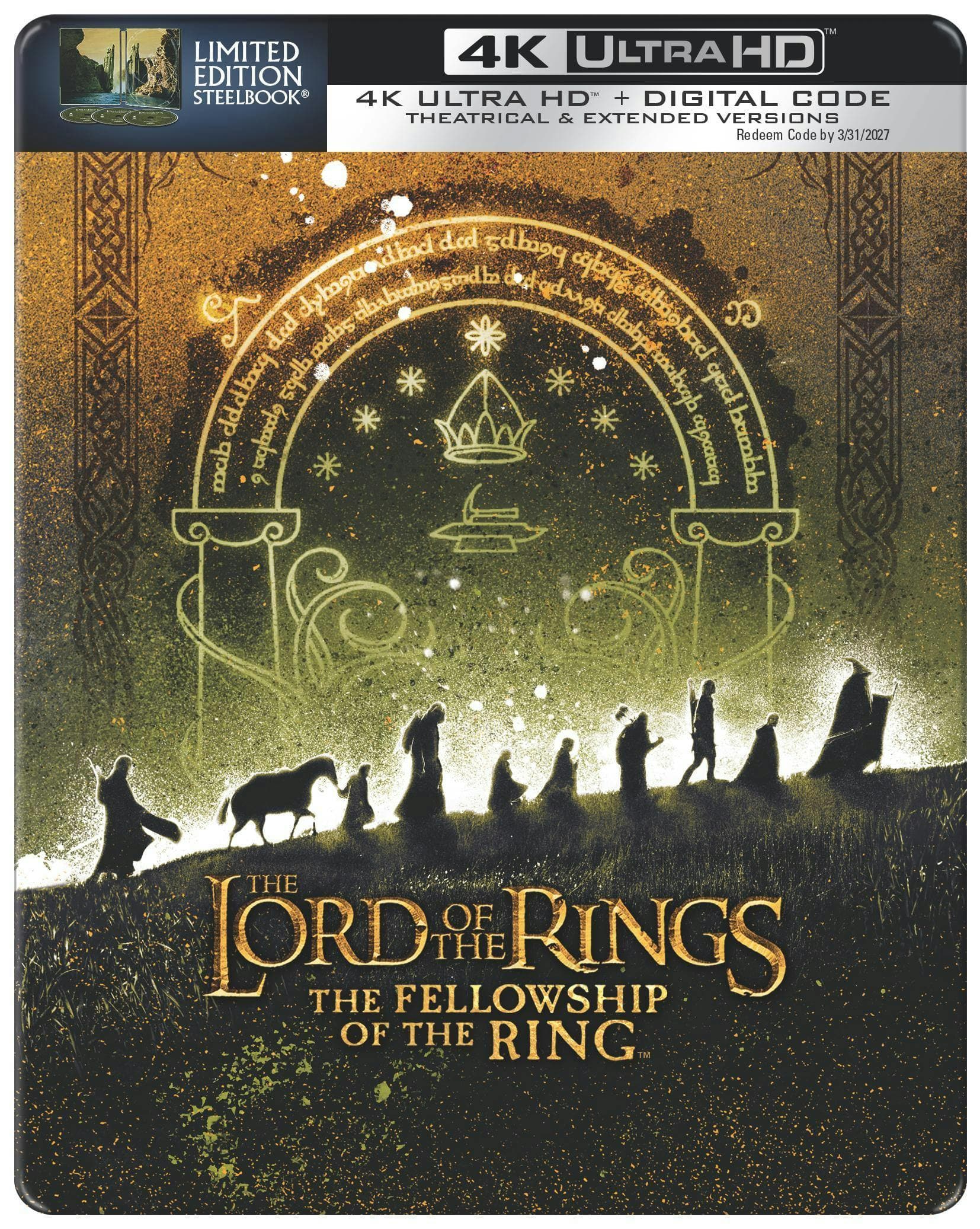 The Lord of the Rings: The Fellowship of the Ring – Theatrical & Extended Version poster