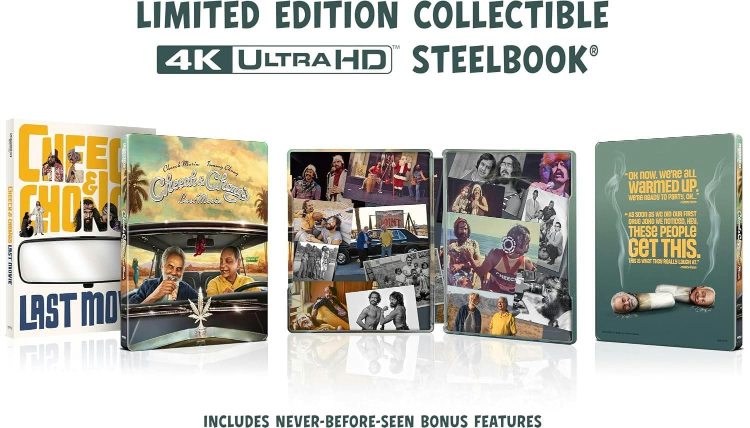 CHEECH & CHONG'S LAST MOVIE STEELBOOK poster
