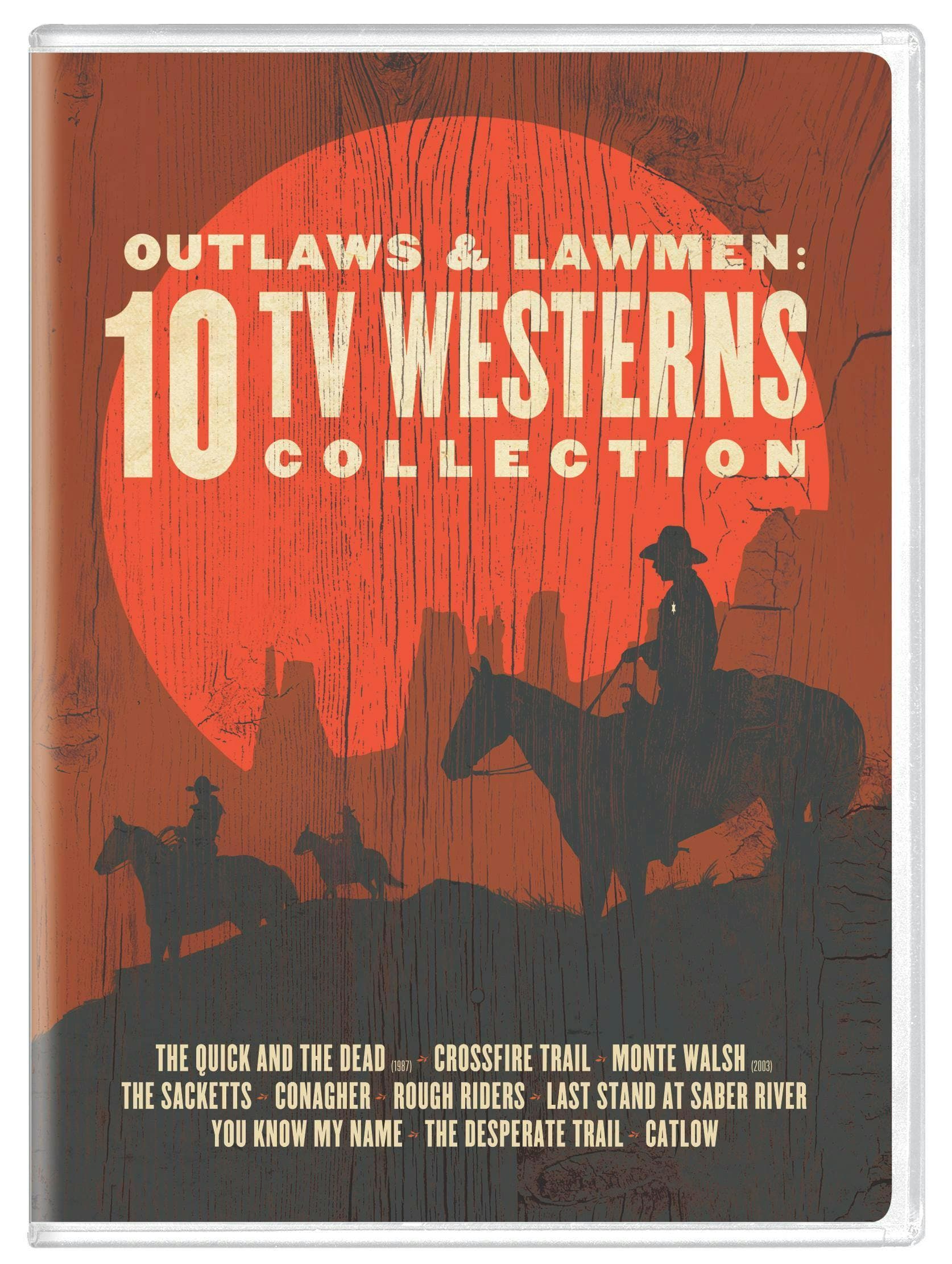 Outlaws & Lawmen - 10 TV Westerns Collection - Repackaged poster