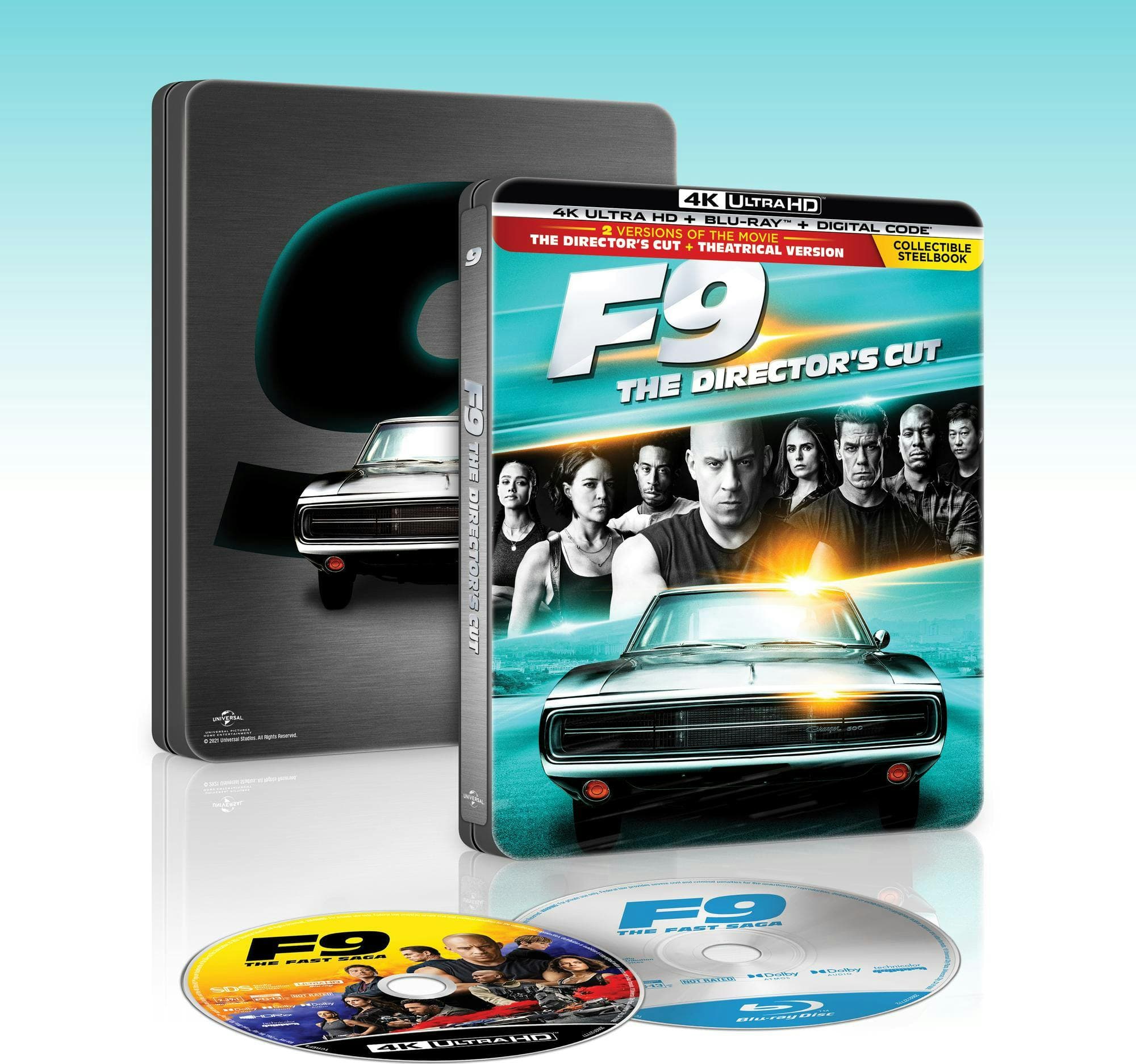 F9: The Fast Saga - Limited Edition Steelbook 4K Ultra HD + Blu-ray + Digital poster