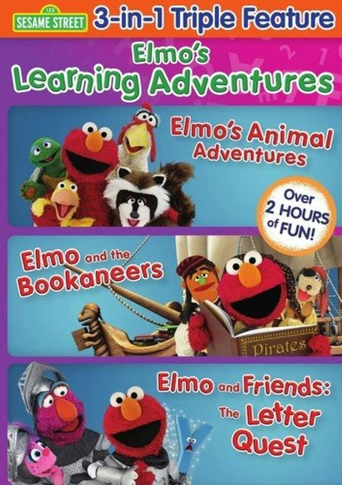 Sesame Street: Elmo's Learning Adventures (Elmo's Animal Adventures/Elmo and the Bookaneers/The Letter Quest) poster