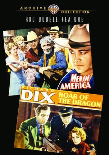 Men of America/Roar of the Dragon RKO Double Feature poster