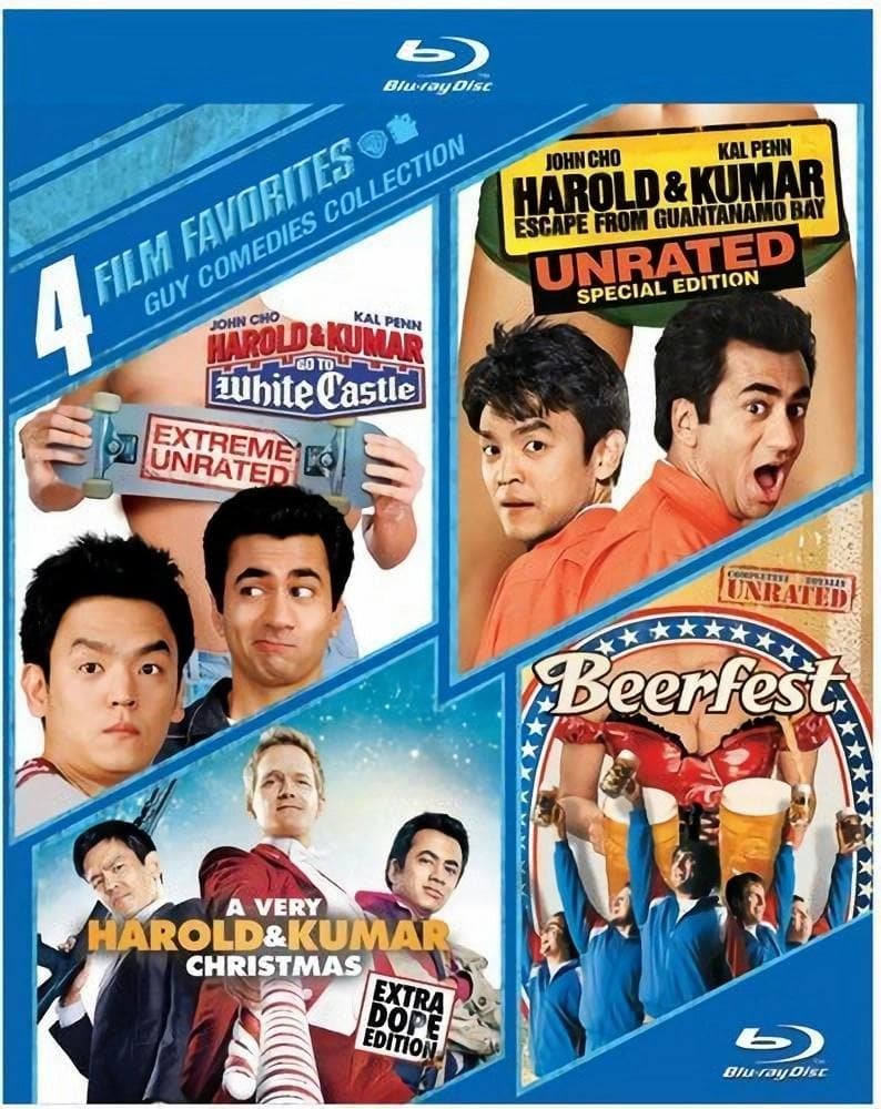 4 Film Favorites: Guy Comedies poster