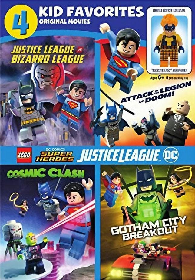 4 Kid Favorites: LEGO DC Super Heroes poster