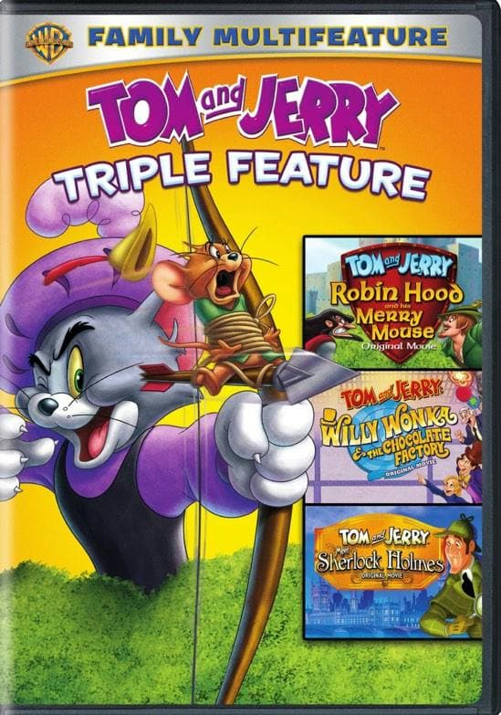 Tom & Jerry Triple Feature: Sherlock Holmes / Willy Wonka / Robin Hood poster