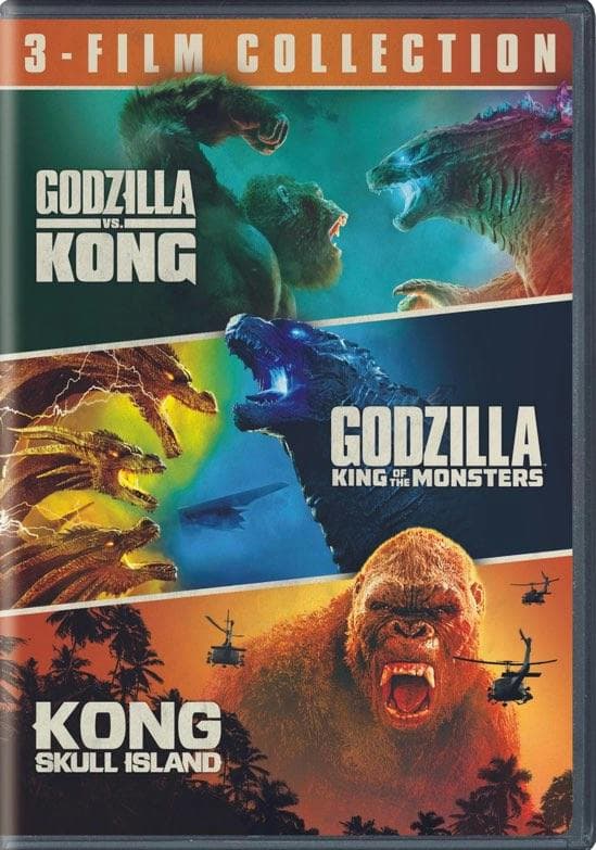 Godzilla vs. Kong/Godzilla: King of the Monsters/Kong: Skull Island 3-Film Collection poster