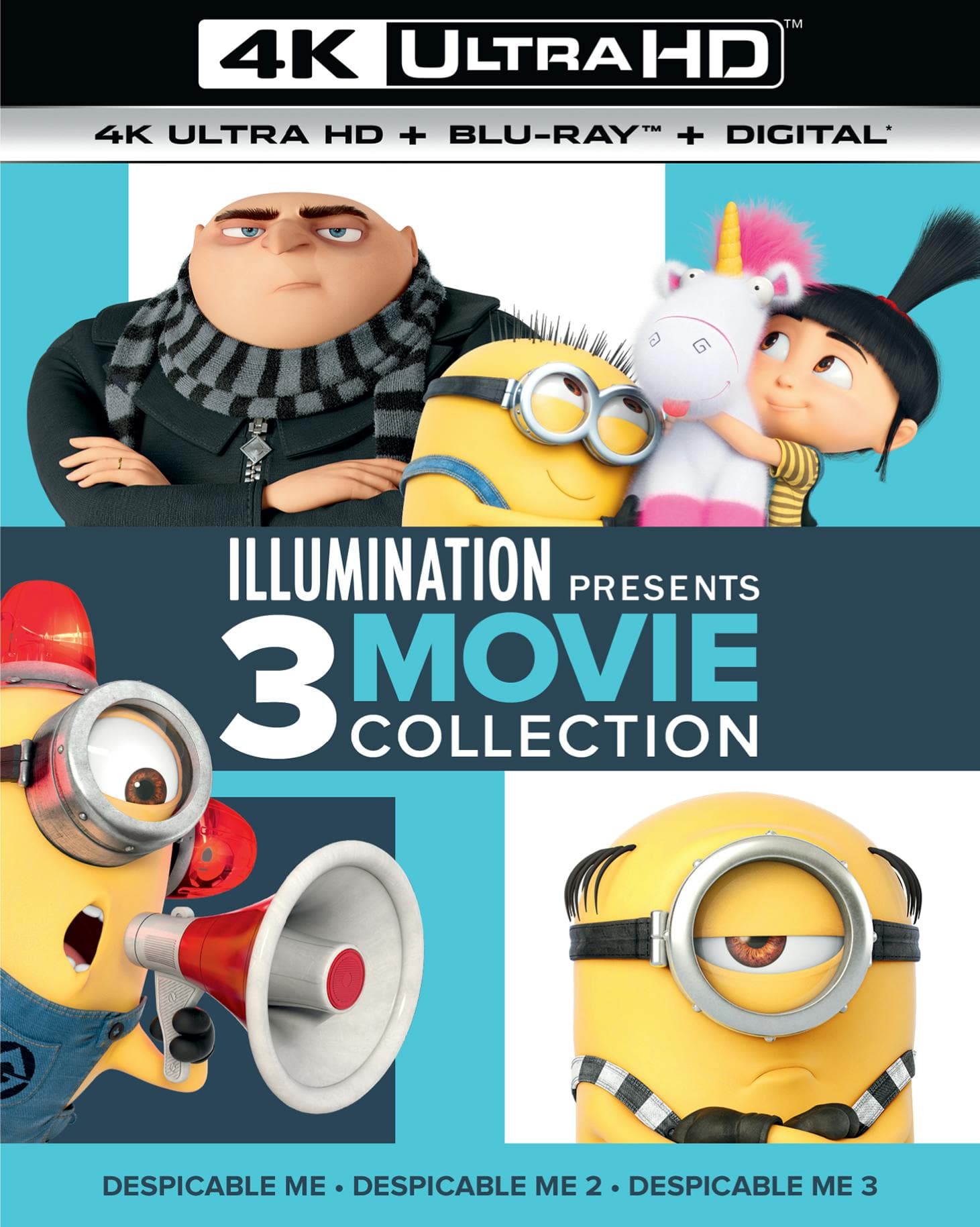 Despicable Me 1-3 poster