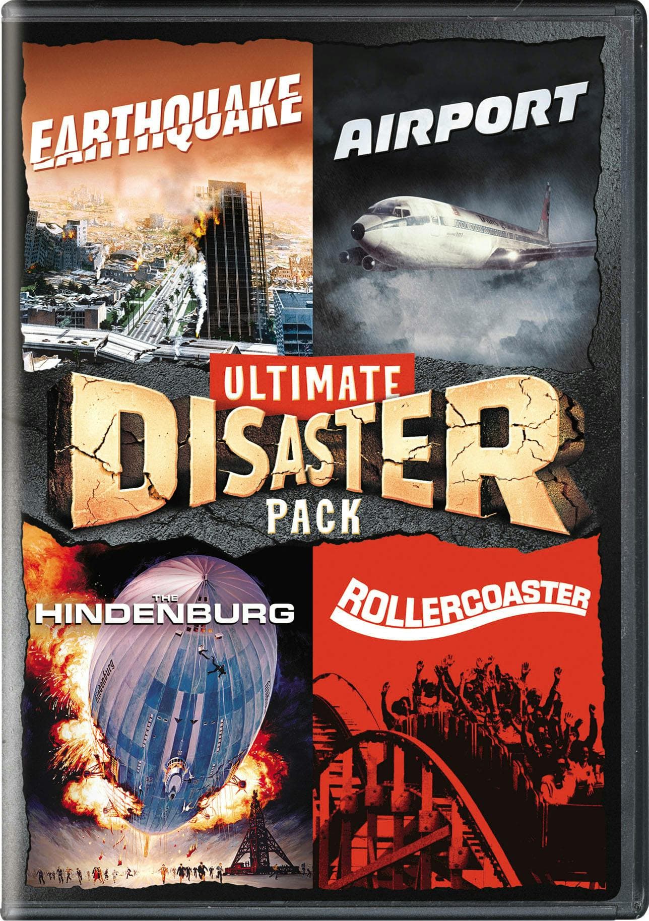Earthquake/Airport/The Hindenburg/Rollercoaster poster