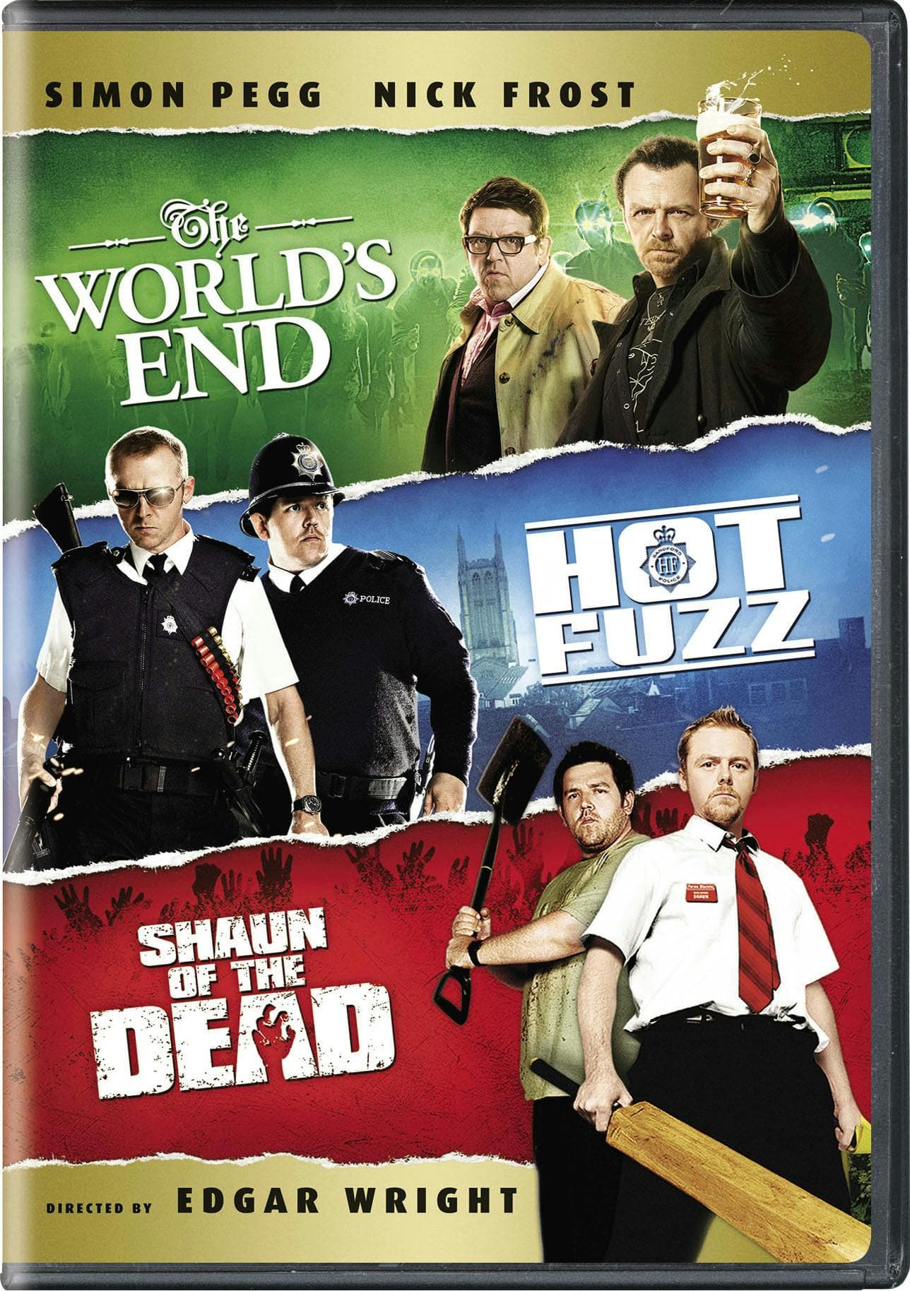 Shaun of the Dead/Hot Fuzz/The World's End poster