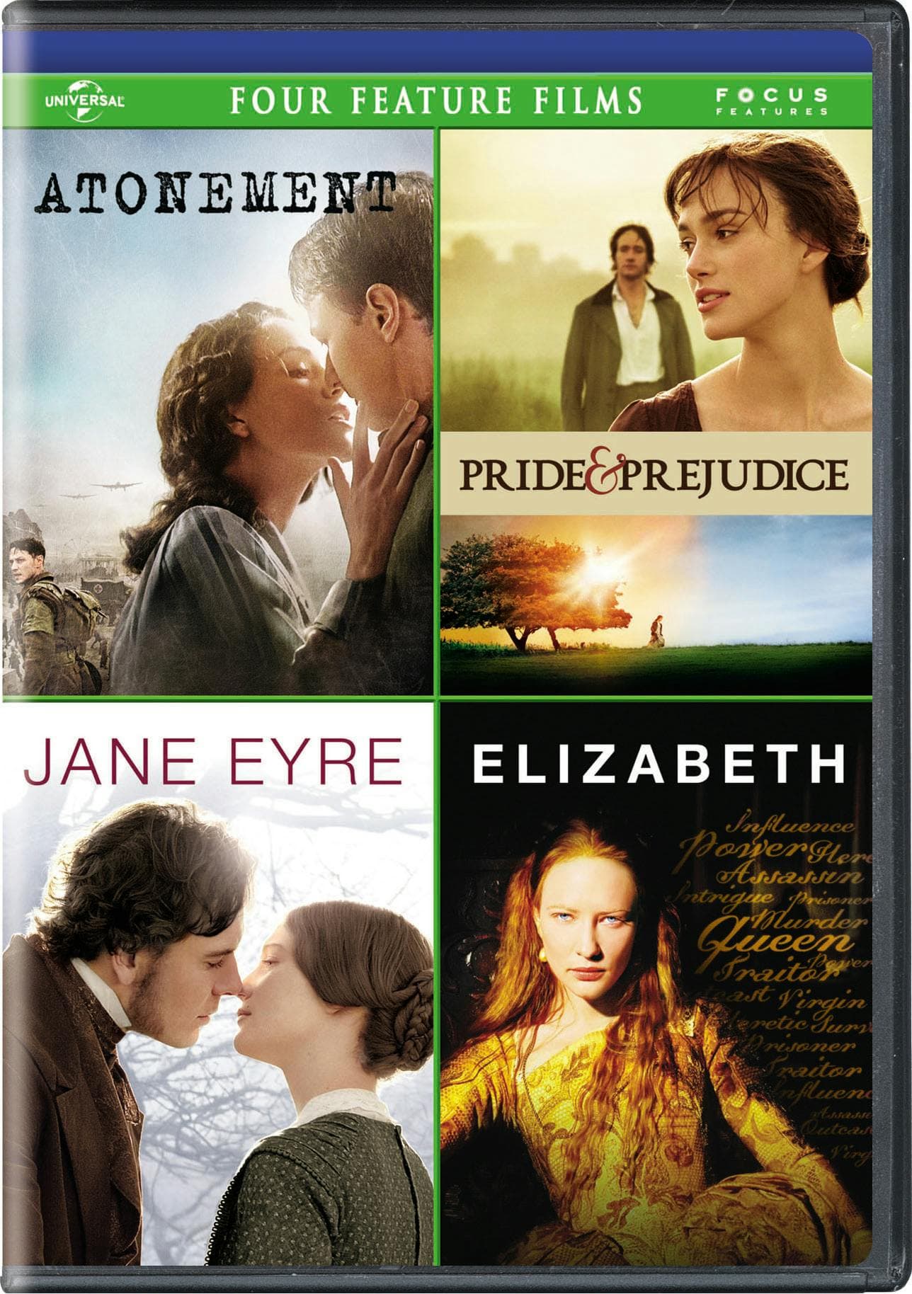 Atonement/Pride & Prejudice/Jane Eyre/Elizabeth (Box Set) poster