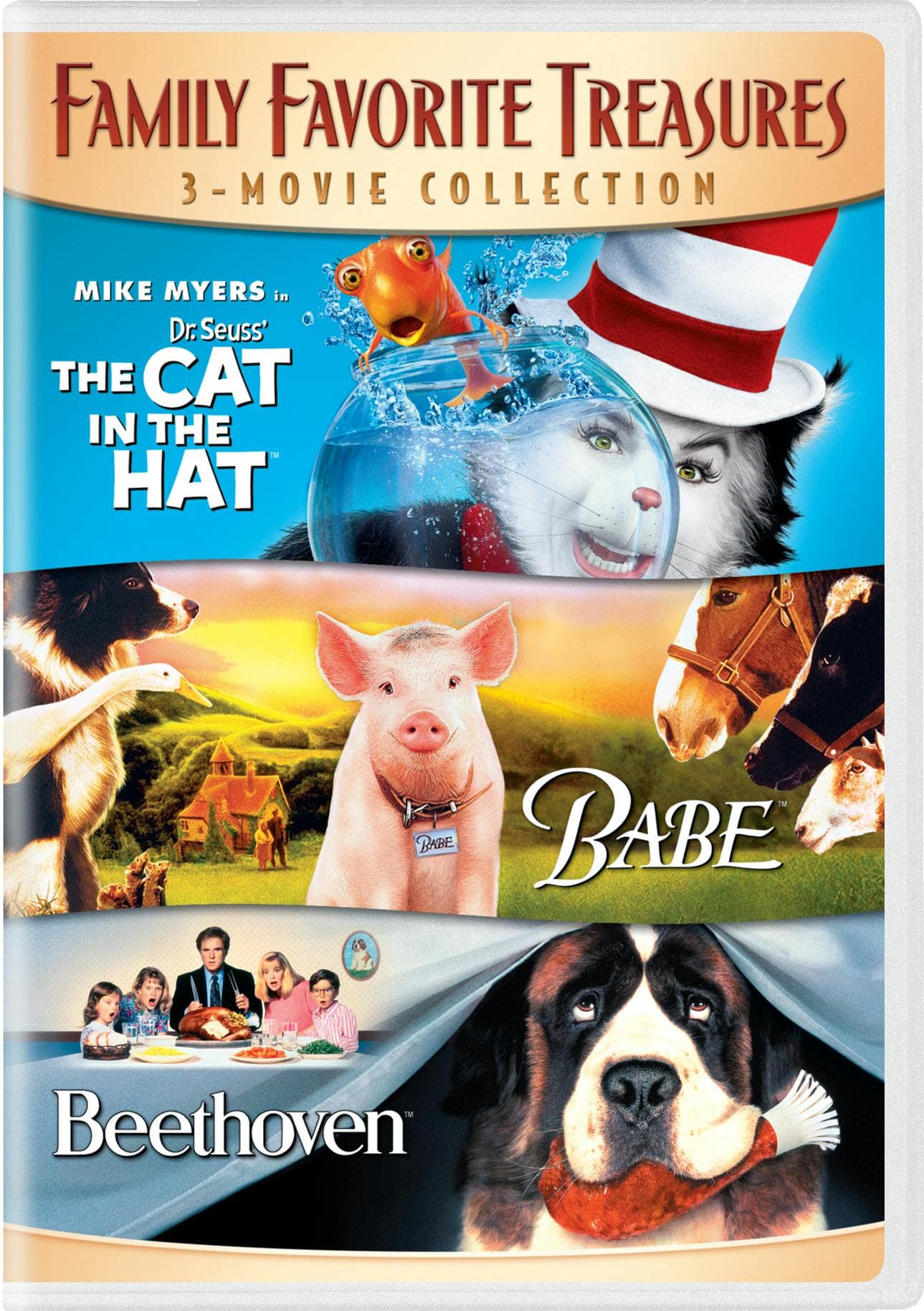 Dr Seuss: The Cat in the Hat/Babe/Beethoven poster