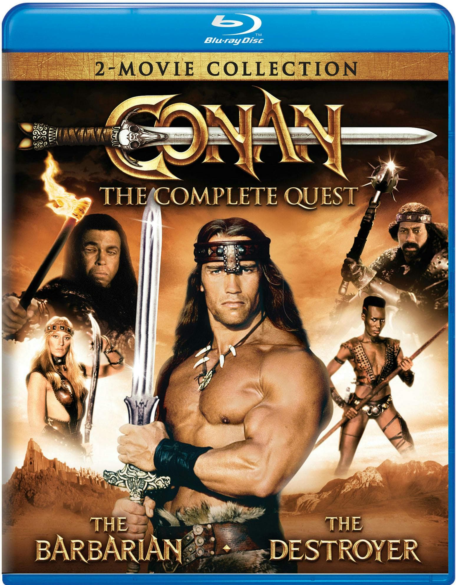 Conan the Barbarian/Conan the Destroyer poster