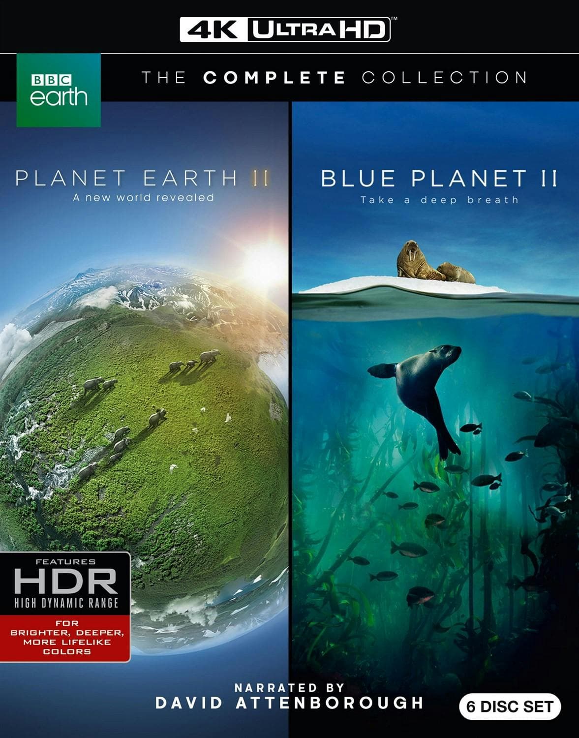 Planet Earth II/Blue Planet II poster