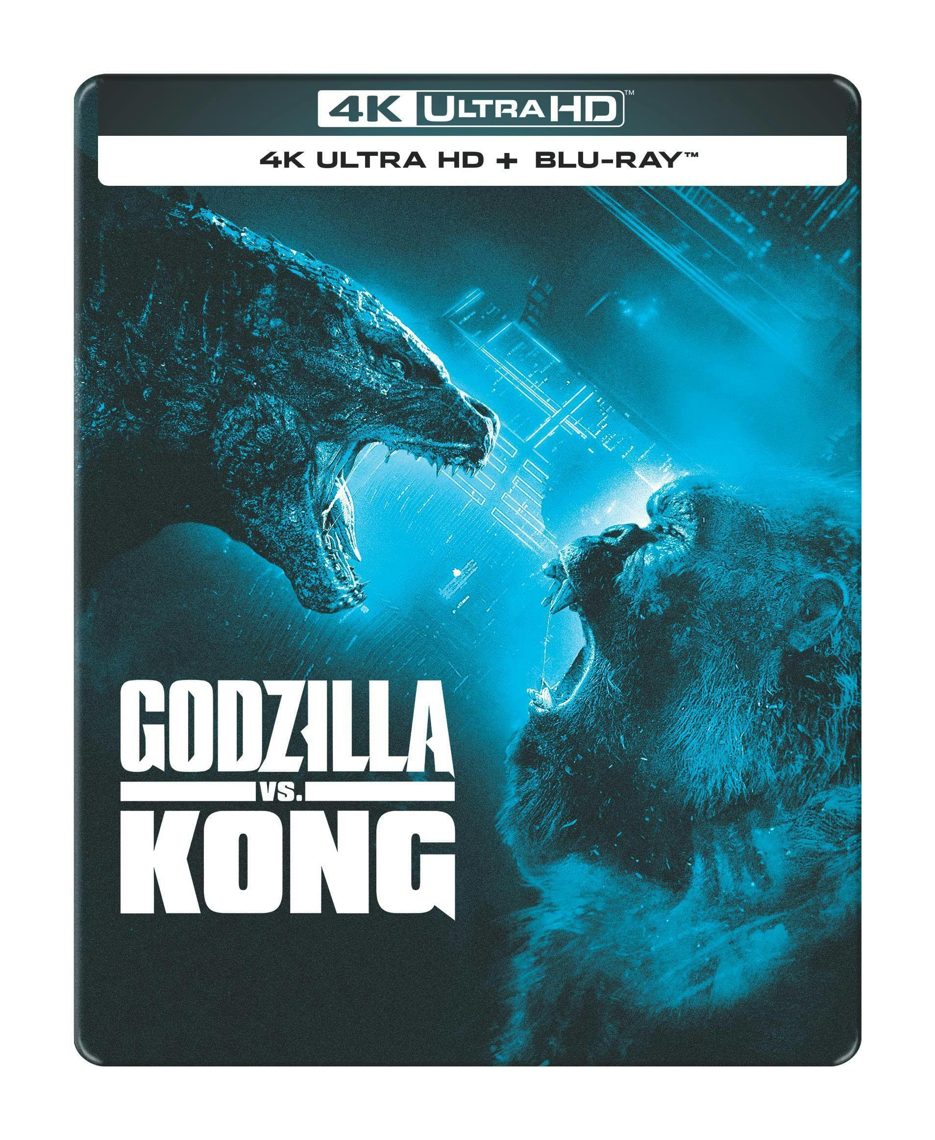 Godzilla VS Kong - Blue Glow-in-the-Dark Steelbook poster