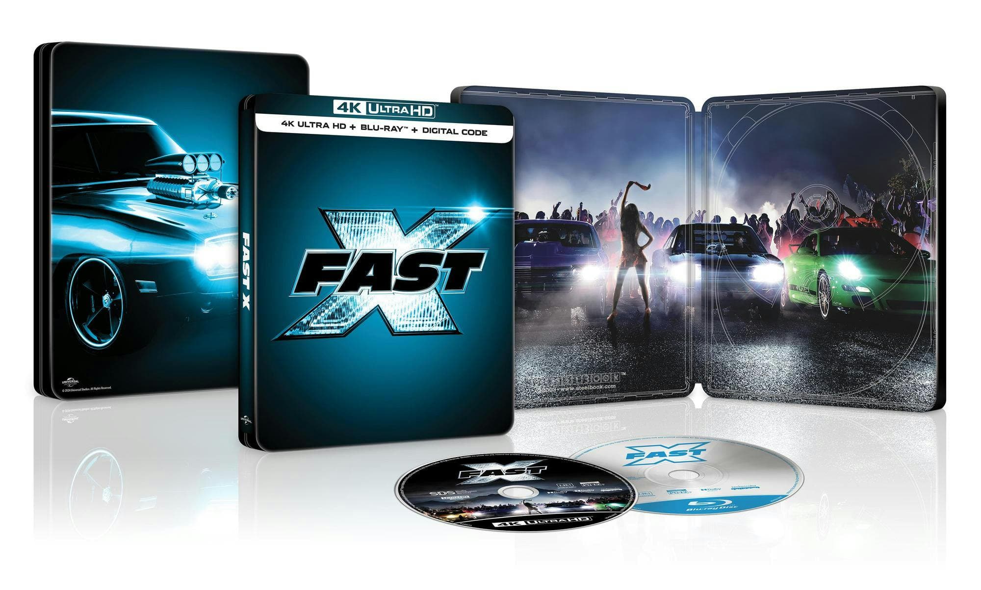 Fast X - Glow-in-the-Dark Limited Edition Steelbook poster