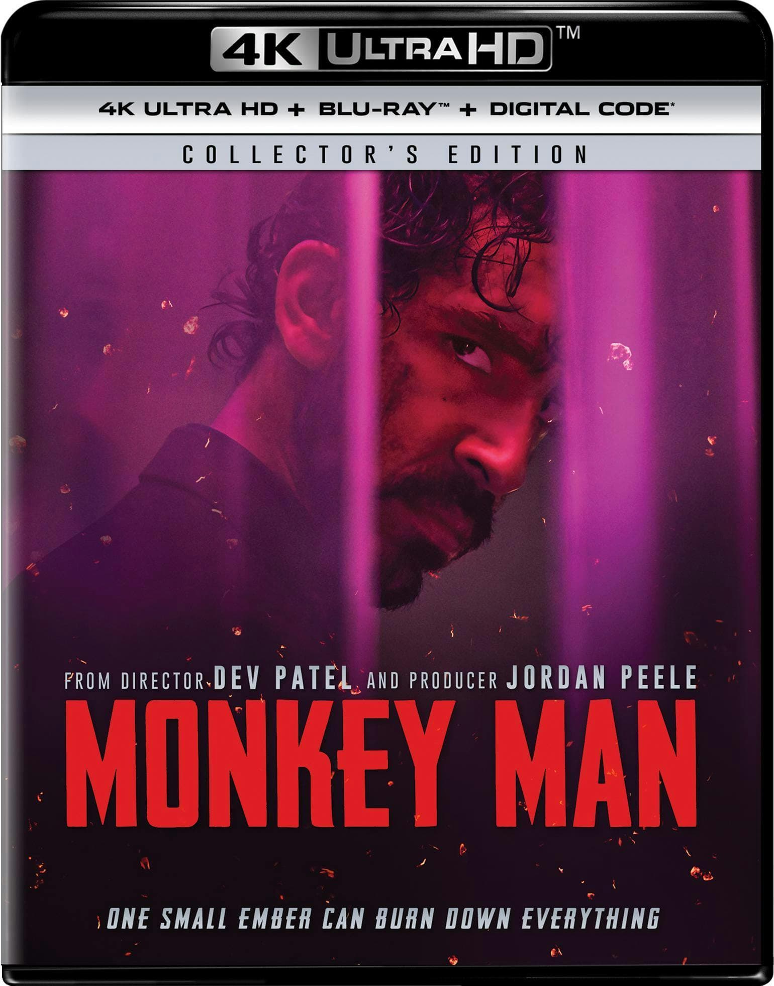 Monkey Man - Collector's Edition 4K Ultra HD + Blu-ray + Digital poster