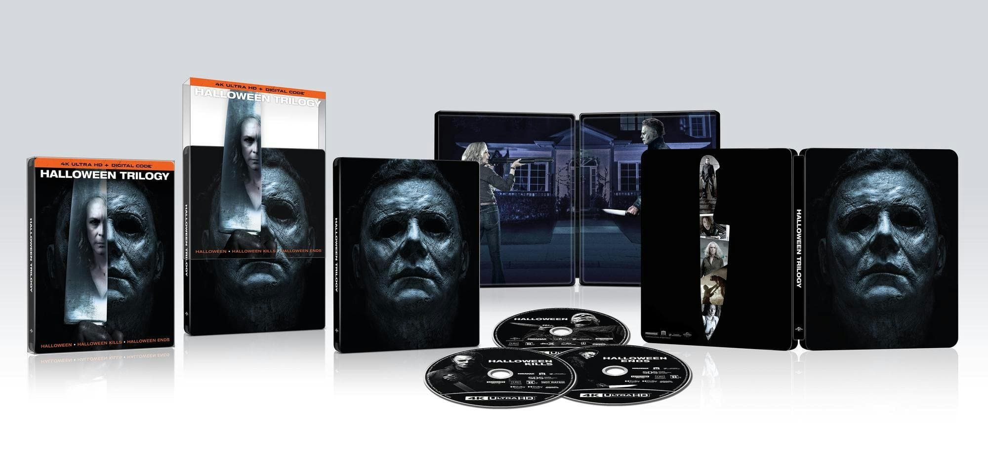 Halloween Trilogy (Halloween / Halloween Kills / Halloween Ends) - Limited Edition Steelbook poster
