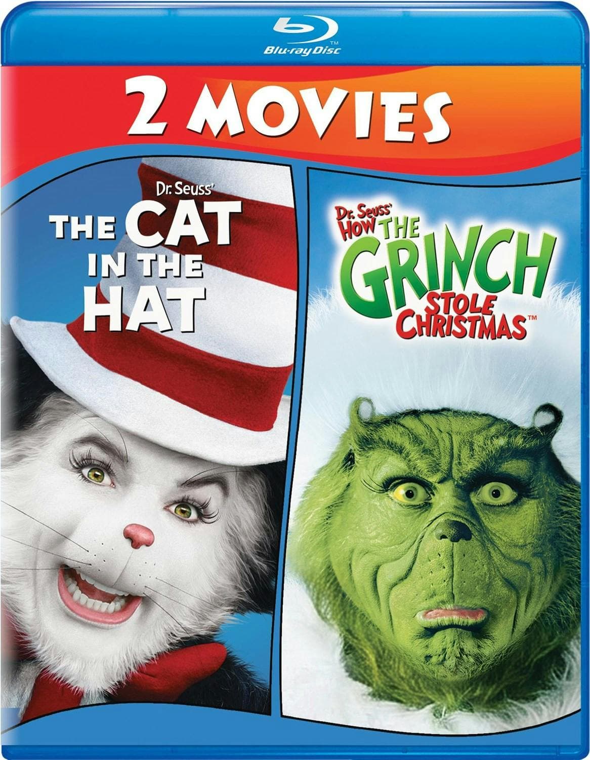 Dr. Seuss' The Cat in the Hat / Dr. Seuss' How the Grinch Stole Christmas 2-Movie Collection poster