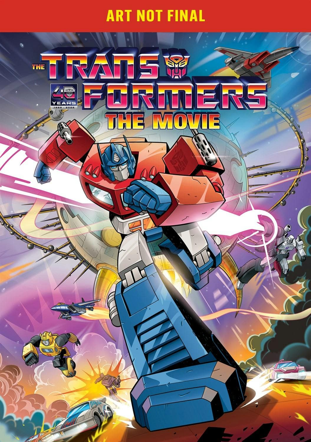 The Transformers: The Movie 40th Anniversary Edition poster
