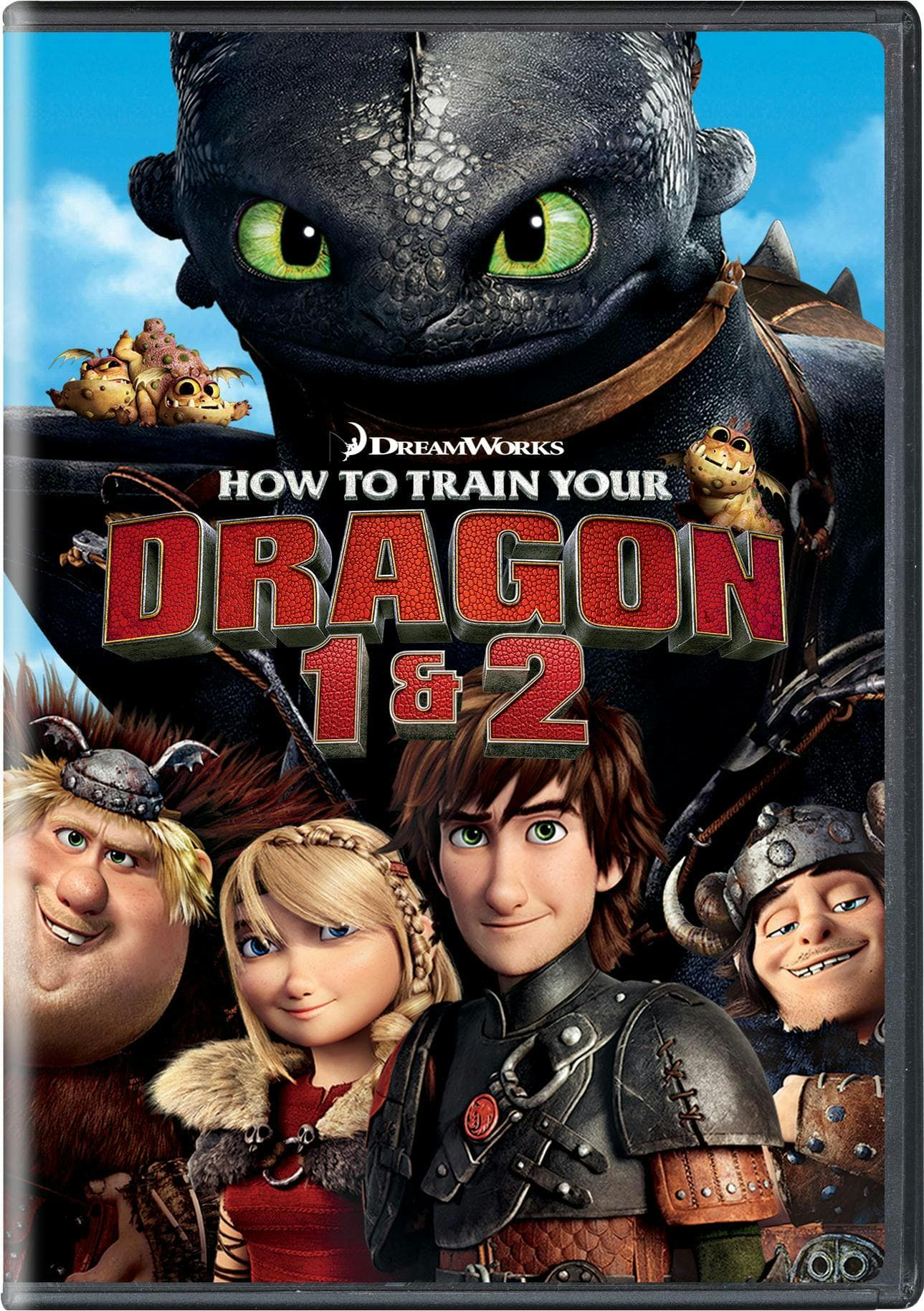 How to Train Your Dragon 1 & 2 poster