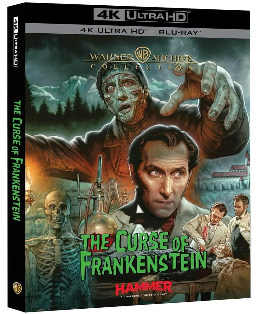 The Curse of Frankenstein poster