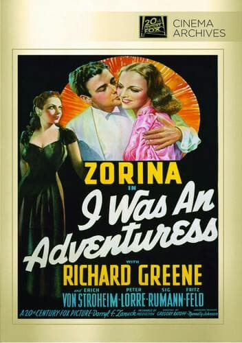 I Was An Adventuress poster