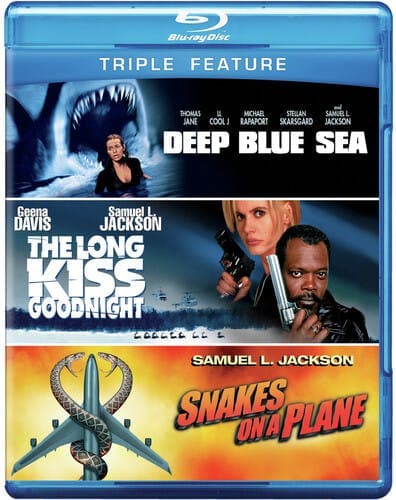 Deep Blue Sea / Long Kiss Goodnight, The / Snakes on a Plane poster
